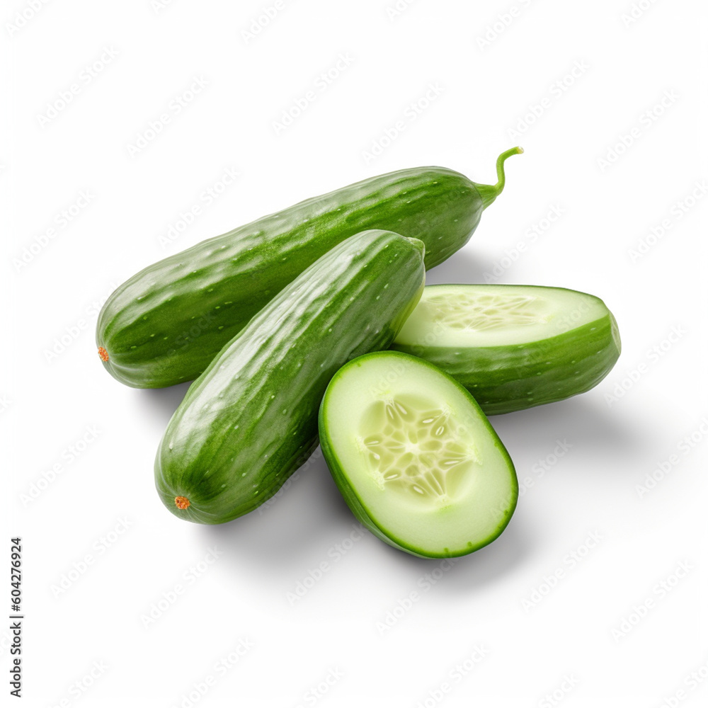 cucumber fresh vegetable isolated image on white background cucumber fresh vegetable isolated image on white background