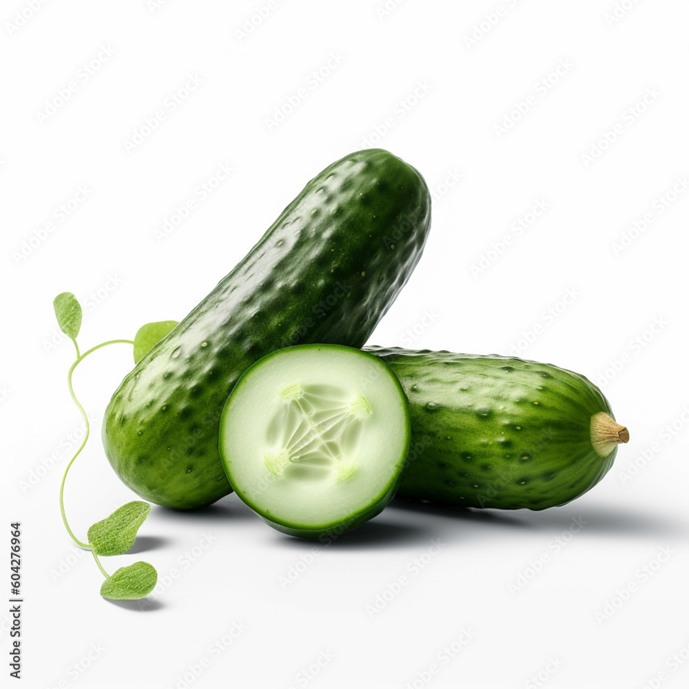 cucumber fresh vegetable isolated image on white background cucumber fresh vegetable isolated image on white background