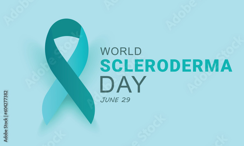 World Scleroderma day. background, banner, card, poster, template. Vector illustration. photo