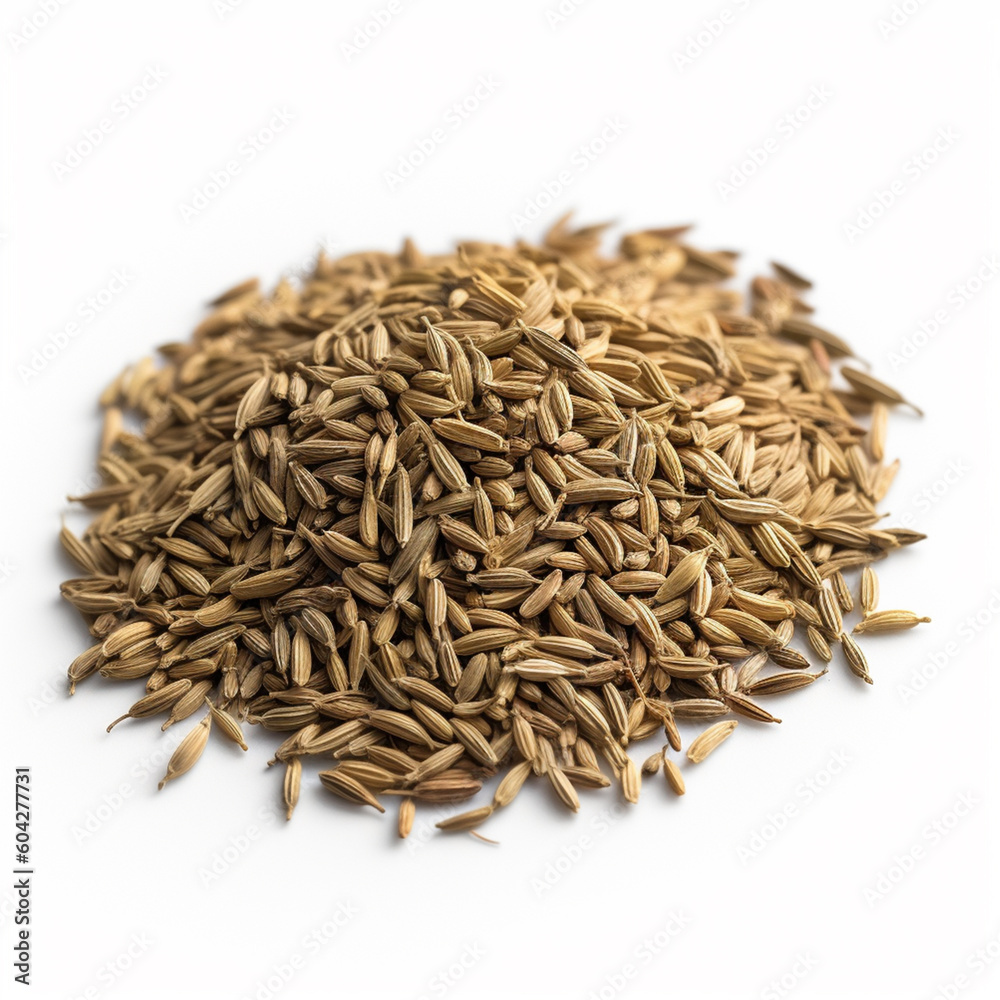 cumin spice fresh image isolate photo on white background cumin spice fresh image isolate photo on white background