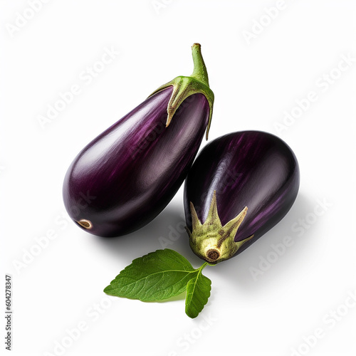 eggplant fresh vegetable isolated image on white background
