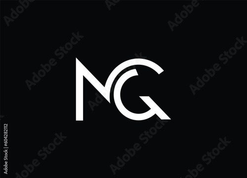  Initial letters MG logo icon and  minimal logo design