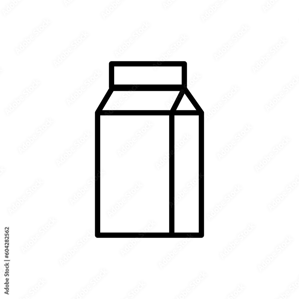Milk box icon, vector illustration. milk box icon illustration isolated on white background.eps Milk box icon, vector illustration. milk box icon illustration isolated on white background.eps