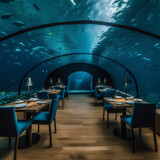 Oceanarium restaurant interior
