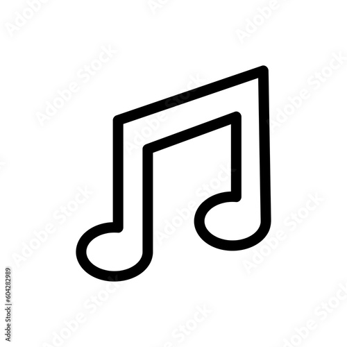  vector music note icon vector illustration on white background..eps