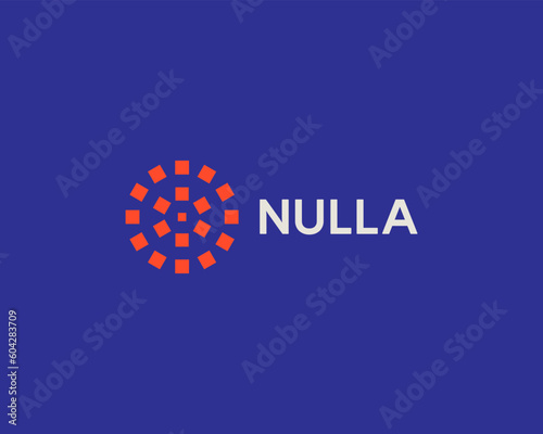 Firework logotype. Creative explosion icon. Abstract sun logo. Vector illustration.