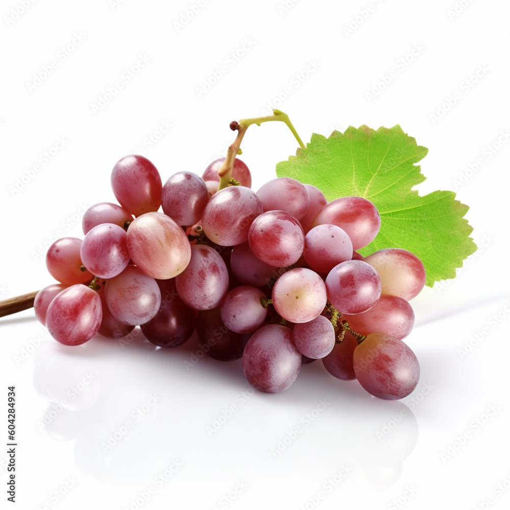 Fototapeta premium grape fresh fruit isolated image on white background