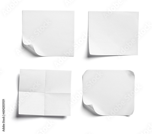 Wallpaper Mural paper message note reminder adhesive sticker blank background white empty sticky tag sign office Torontodigital.ca