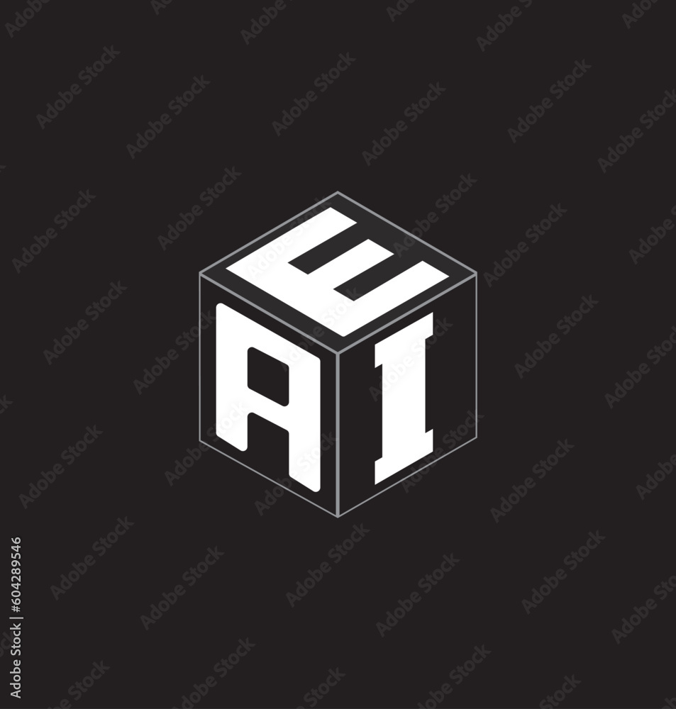 These graphic designs are cube letter logo design. These graphic designs are cube letter logo design.