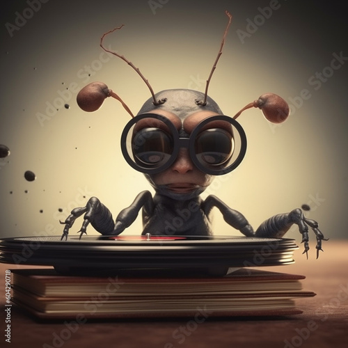 3d rendered illustration of a bee