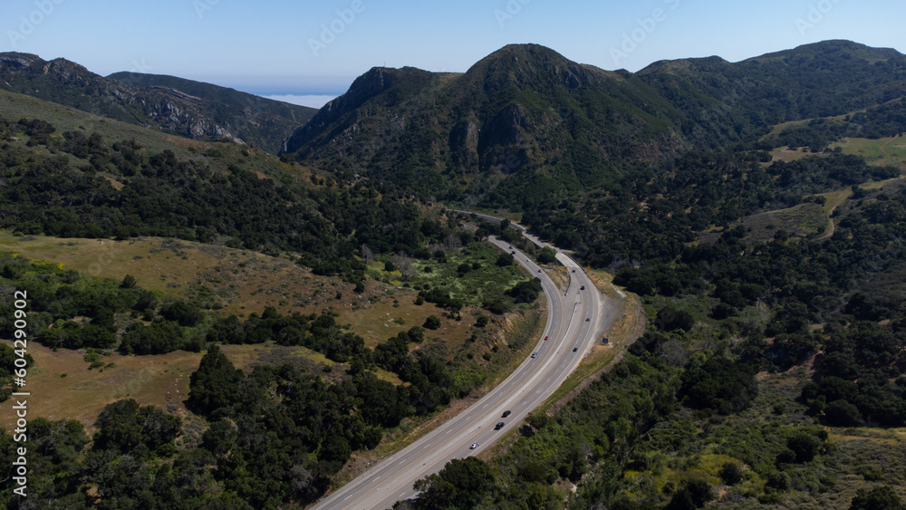 Highway 1 at Gaviota Pass, Santa Barbara County