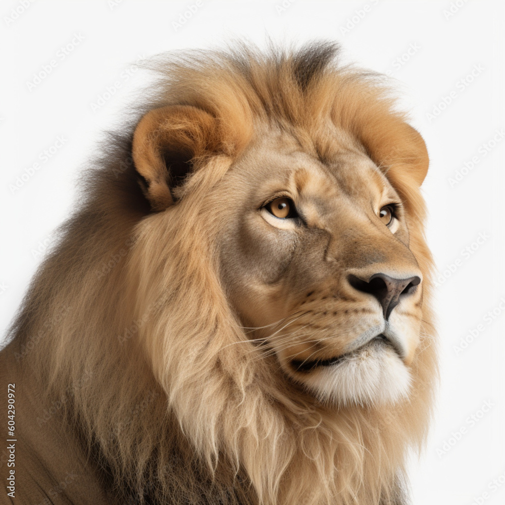 Portrait of a lion