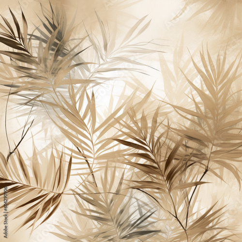 Background with leaves