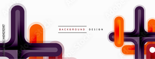 Cross line background minimal geometric template. Design for wallpaper, banner, background, landing page, wall art, invitation, prints, posters