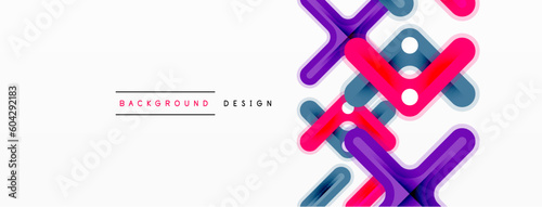 Cross line background minimal geometric template. Design for wallpaper, banner, background, landing page, wall art, invitation, prints, posters