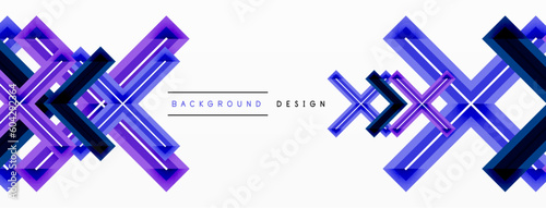 Cross line background minimal geometric template. Design for wallpaper, banner, background, landing page, wall art, invitation, prints, posters