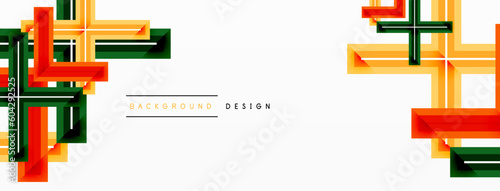 Cross line background minimal geometric template. Design for wallpaper, banner, background, landing page, wall art, invitation, prints, posters