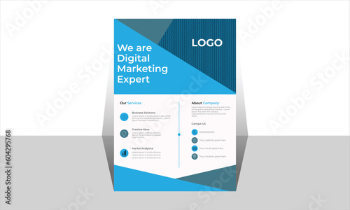 Marketing flyer template modern  business  proposal creative & professional  layout for Corporate business
