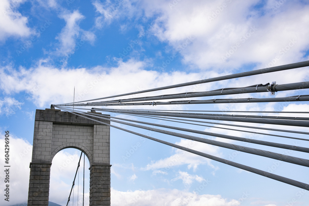 Fototapeta premium 風の吊橋