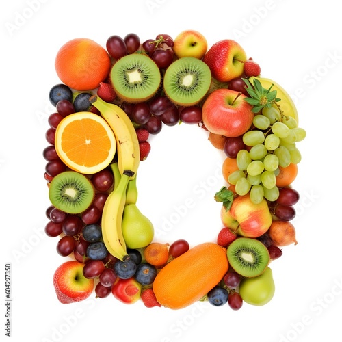 fruit, food, apple, orange, fruits, fresh, grape, healthy, grapes, isolated, white, green, vegetable, diet, red, banana, pineapple, ripe, lemon, pear, citrus, tropical, strawberry,  generative ai