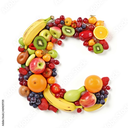 letter  alphabet  fruit  food  apple  orange  fresh  isolated  healthy  grape  banana  fruits  grapes  pineapple  diet  green  kiwi  white  ripe  red  pear  strawberry  vegetable  generative ai