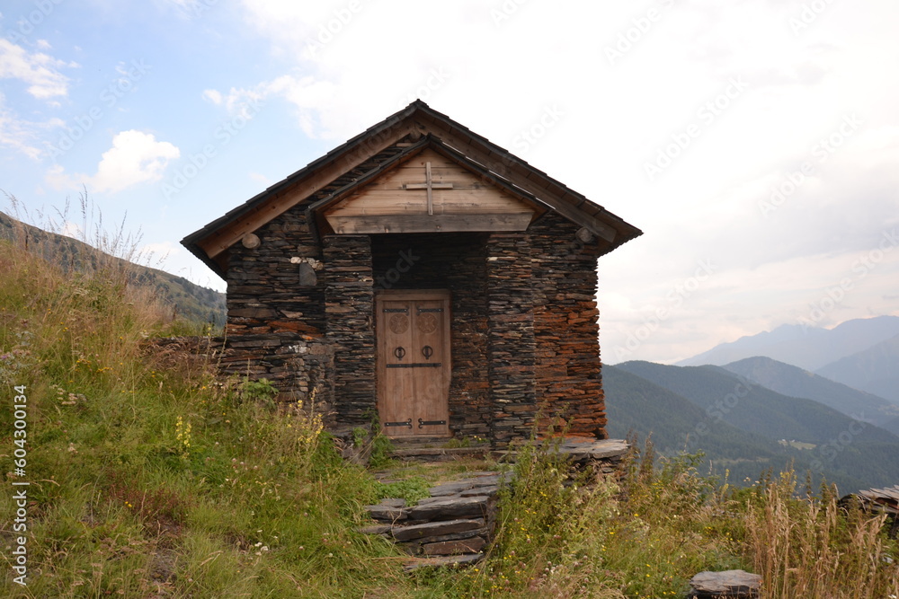 Church in mountains Church in mountains