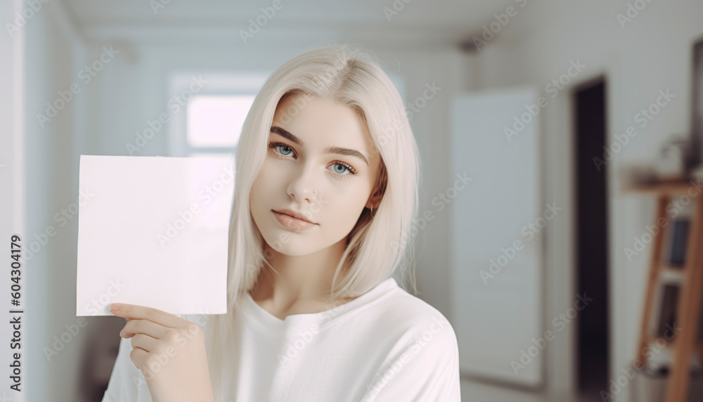 Beautiful young female influencer model with perfect makeup and glamorous lifestyle. Generative AI illustrations