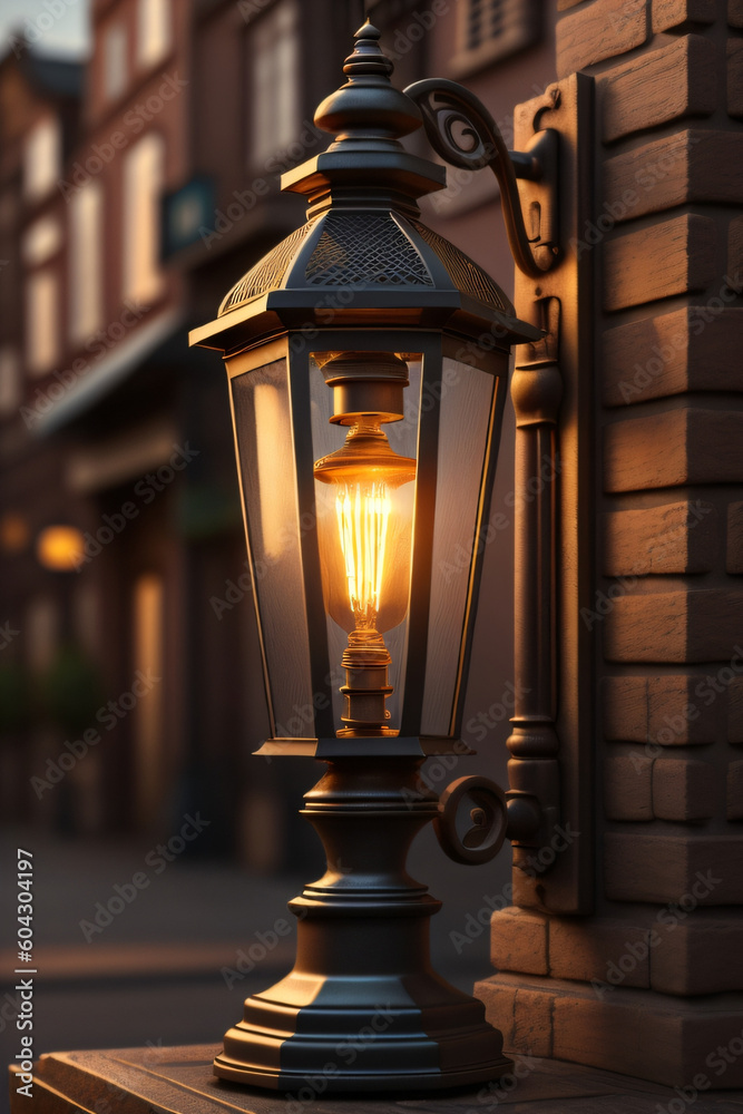 Old city Lights - Generative AI Old city Lights - Generative AI