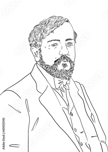 Fotografie Debussy Claude 1862-1918