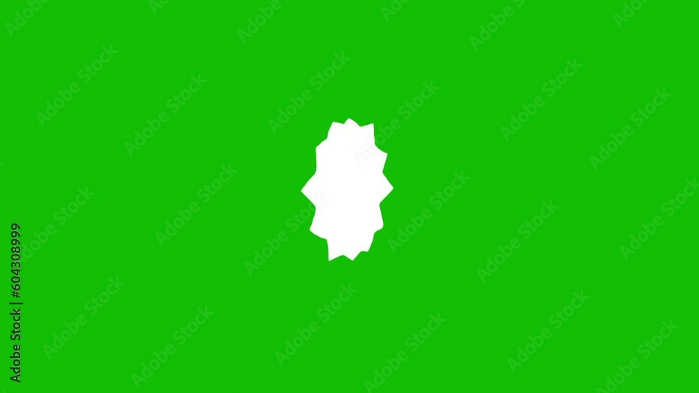 Morphing shapes with the green screen background Morphing shapes with the green screen background