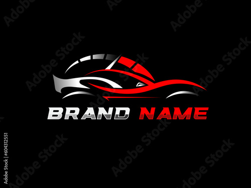 Car shop logo design. Sports car logo. Car vector art. Vehicle. Premium. Business. Icon. Garage. Templet