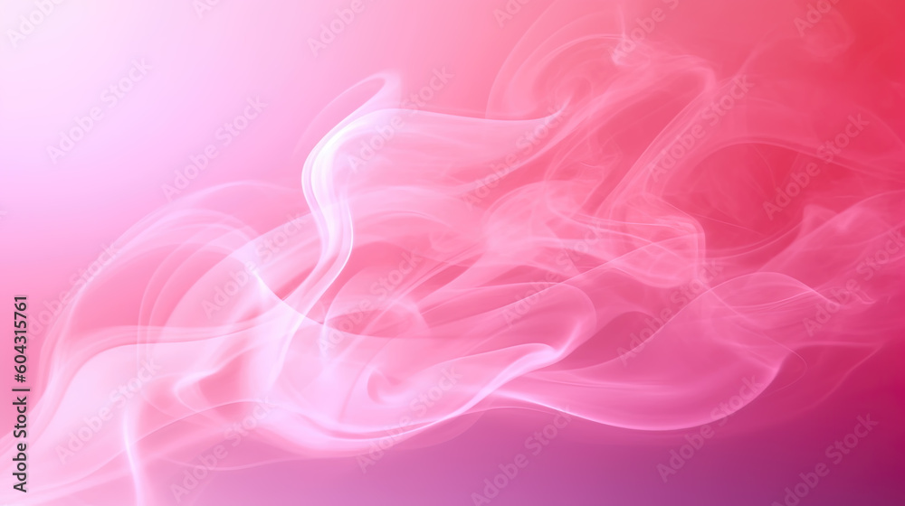 Pink smoke background, mist pink purple, free space cloud wave, generative ai Pink smoke background, mist pink purple, free space cloud wave, generative ai
