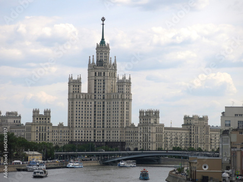 Stalin's high-rise on Kotelnicheskaya embankment in Moscow