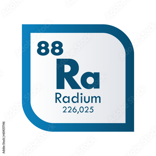 Radium icon set. vector template illustration  for web design