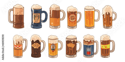  ビールのベクターイラスト
A vector illustration of beer.