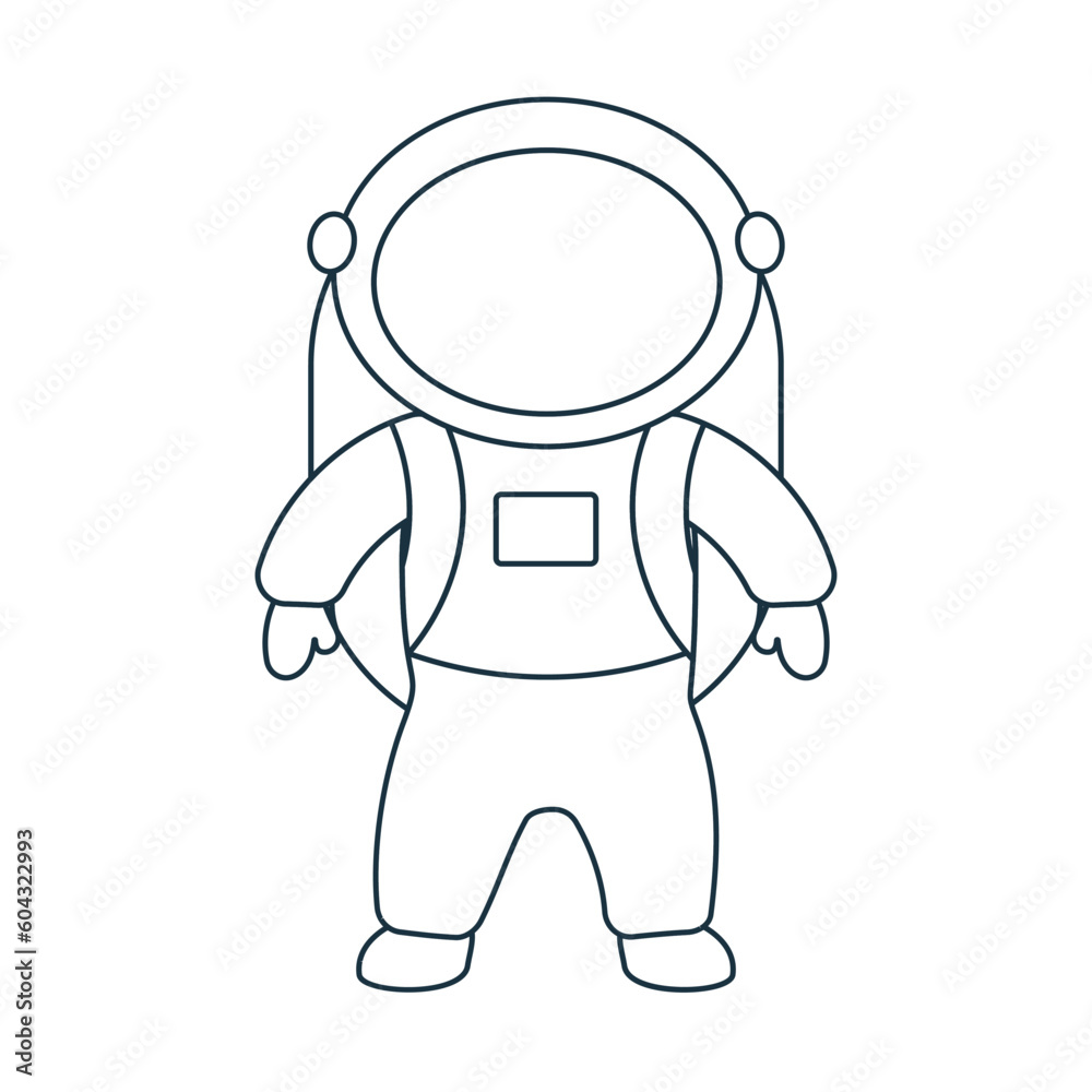 astronauts man woman race space line elements astronauts man woman race space line elements