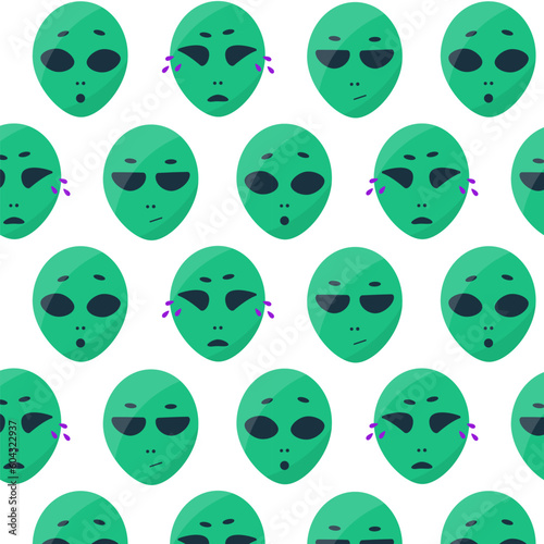 alien cosmic emotions faces sadness joy anger