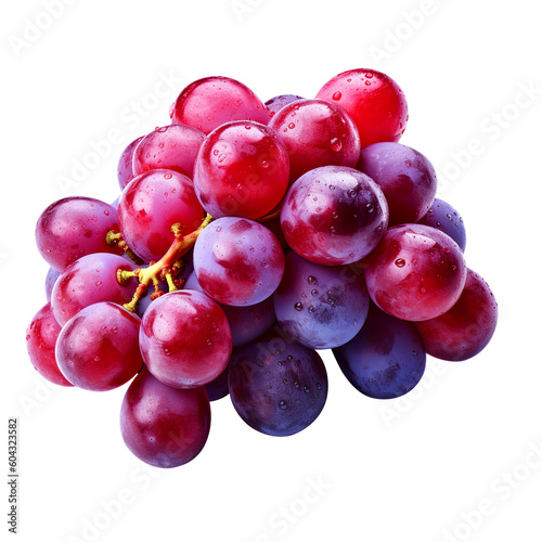 bunch of red grapes created with Generative AI