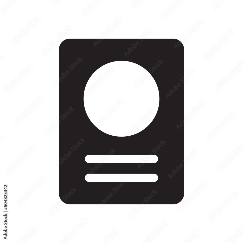 passport icon vector design illustration passport icon vector design illustration