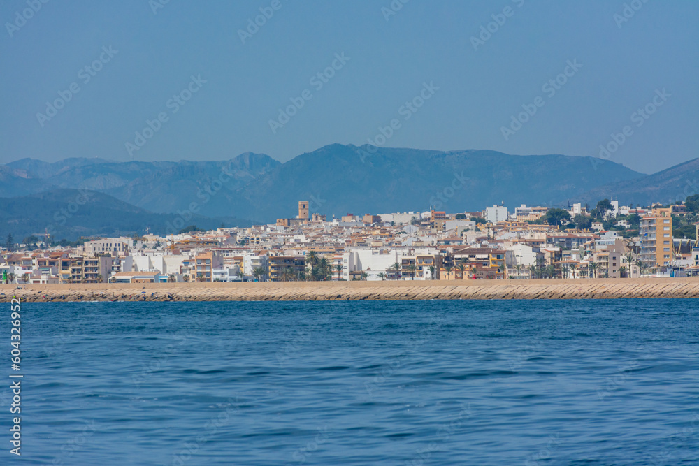 Javea, Alicante from aboard a boat