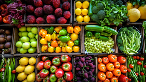 vegetables at the market