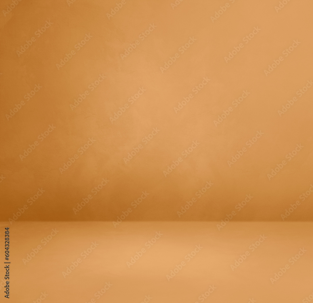 Empty yellow ocher concrete interior background Empty yellow ocher concrete interior background