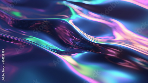 Abstract water ripple background with closeup metallic color texture