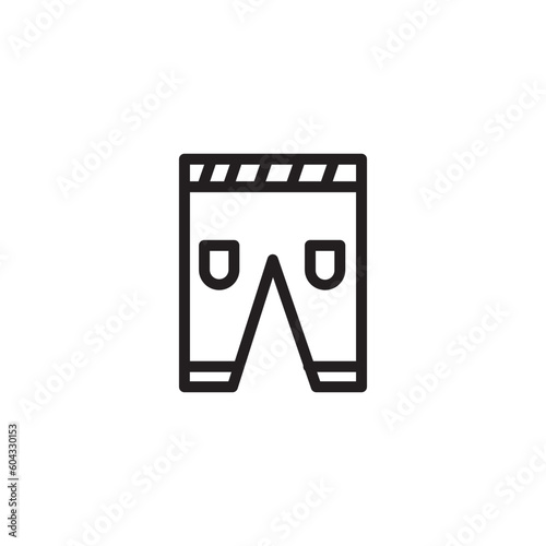 Dress Graments Shorts Outline Icon photo