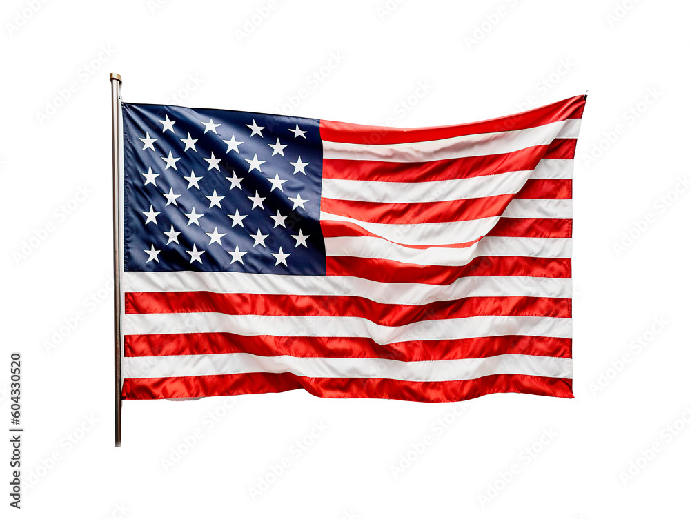 flag of the united states of america. generated with AI flag of the united states of america. generated with AI