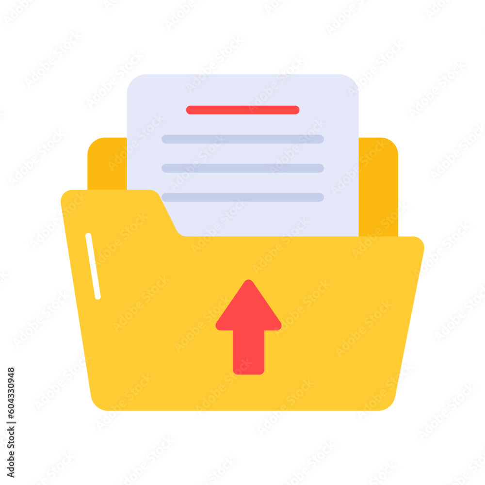 An icon of file uploading in modern style, editable vector isolated on white background An icon of file uploading in modern style, editable vector isolated on white background
