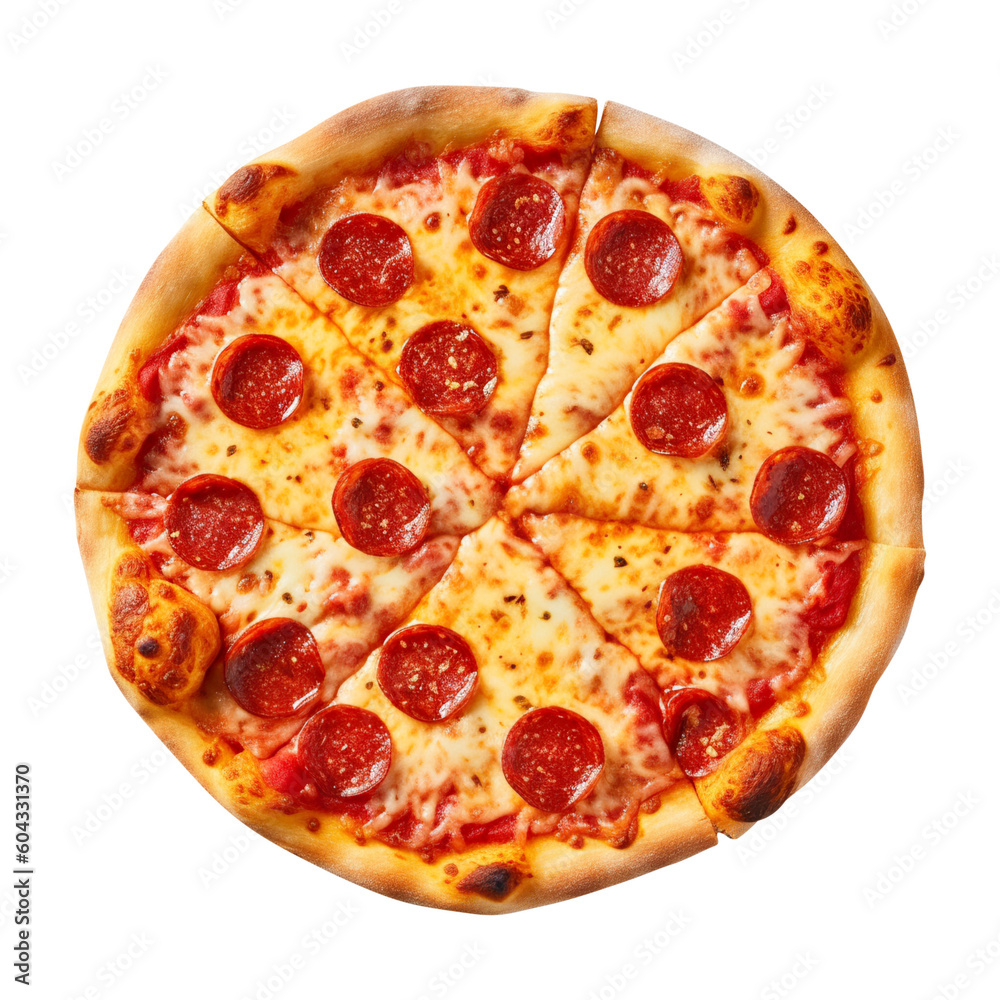 pizza created with Generative AI pizza created with Generative AI