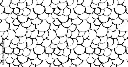 Animated Light Fishscale Inky Pattern on Blotting Paper