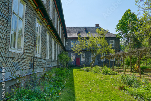 Historischer Klostergarten in der Altstadt von Goslar