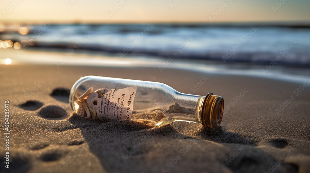 Unlocking Secrets and Stories of a Captivating Message in a Bottle, Generative AI Unlocking Secrets and Stories of a Captivating Message in a Bottle, Generative AI